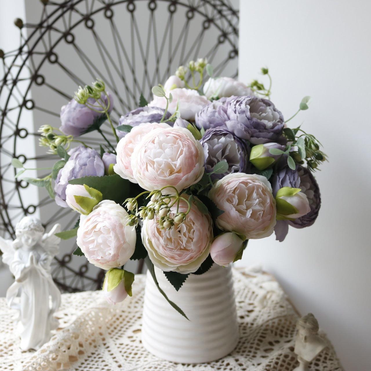 5-Head Silk Artificial Flower Bouquet