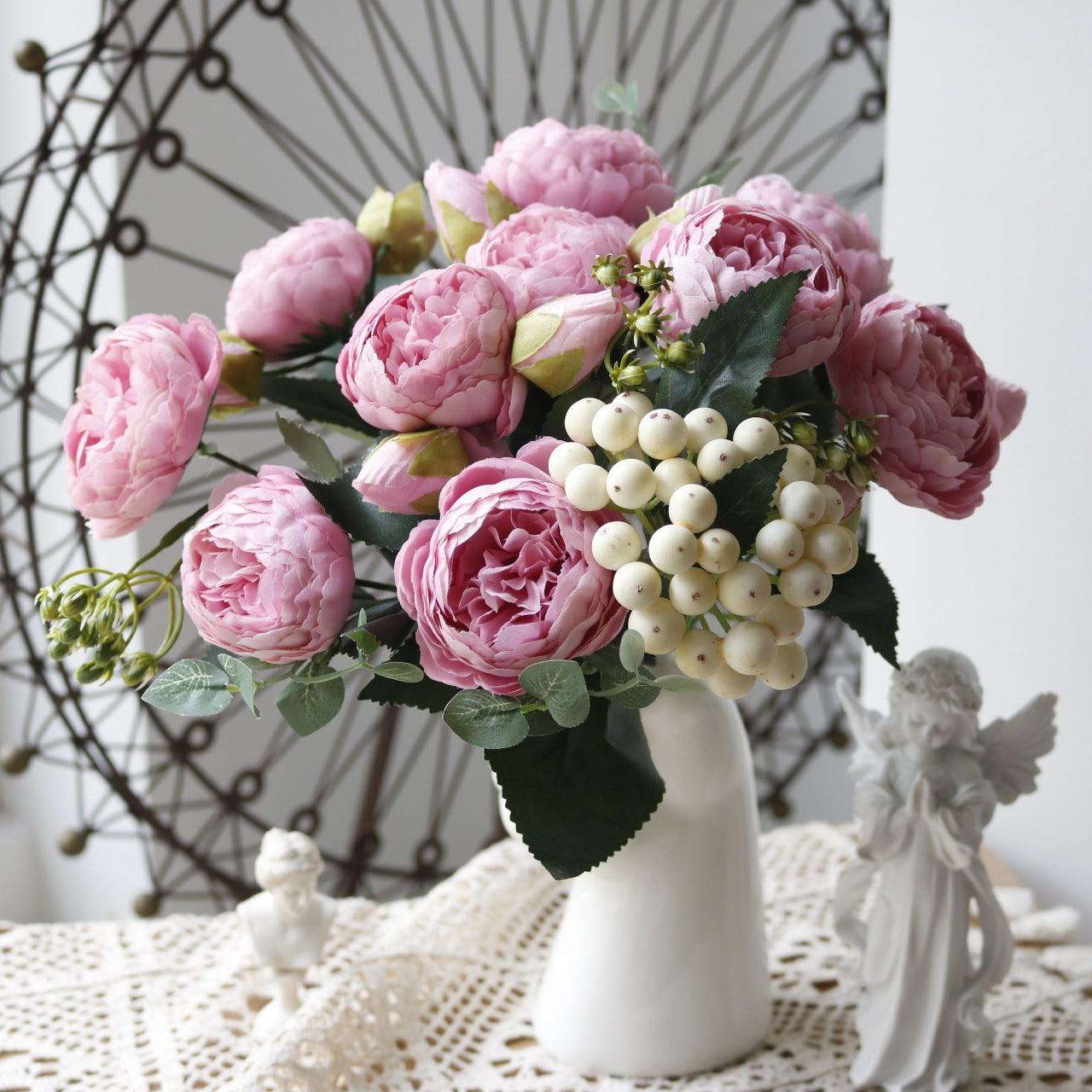 5-Head Silk Artificial Flower Bouquet