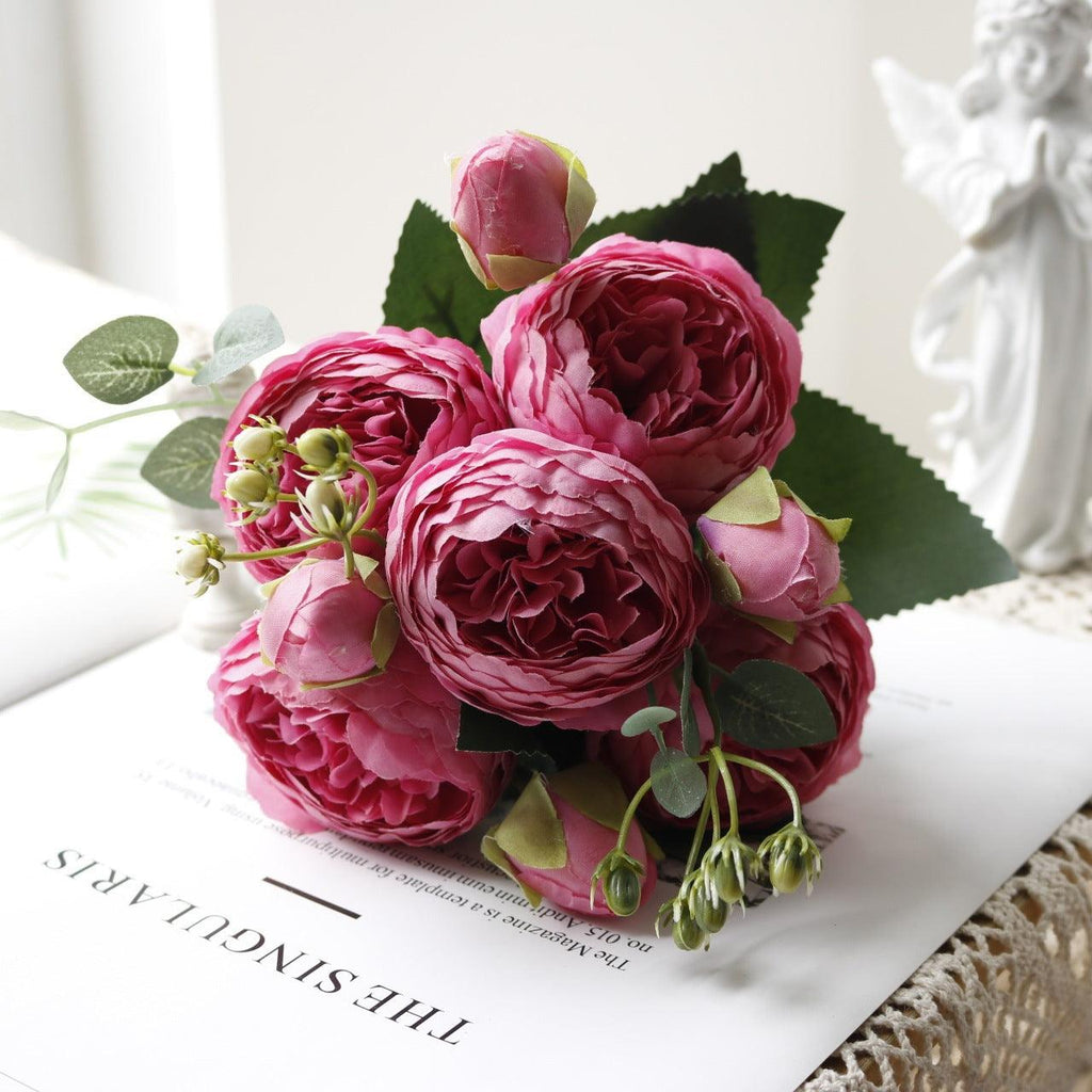 5-Head Silk Artificial Flower Bouquet