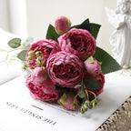 5-Head Silk Artificial Flower Bouquet