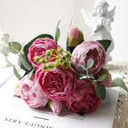 5-Head Silk Artificial Flower Bouquet