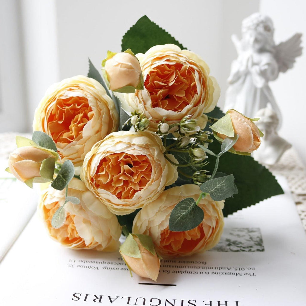 5-Head Silk Artificial Flower Bouquet