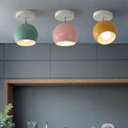 Nordic Macaron Round Aluminium Ceiling Light