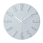 Noble Minimalist Wall Clock with Gold Accents