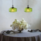 Mireta Retro Coloured Glass Pendant Light
