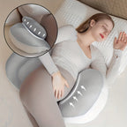 Adjustable Ergonomic Pregnancy Pillow for Side and Stomach Sleepers