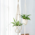 4-Piece Boho Macrame Plant Hanger Set