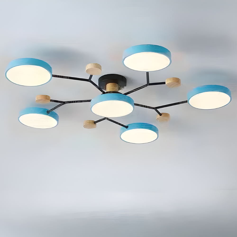 Ceiling Light Modern LED Flush Mount Chandelier Contemporary Home Lighting