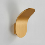Modern Nordic LED Wall Lamp with Curved Metal Silhouette