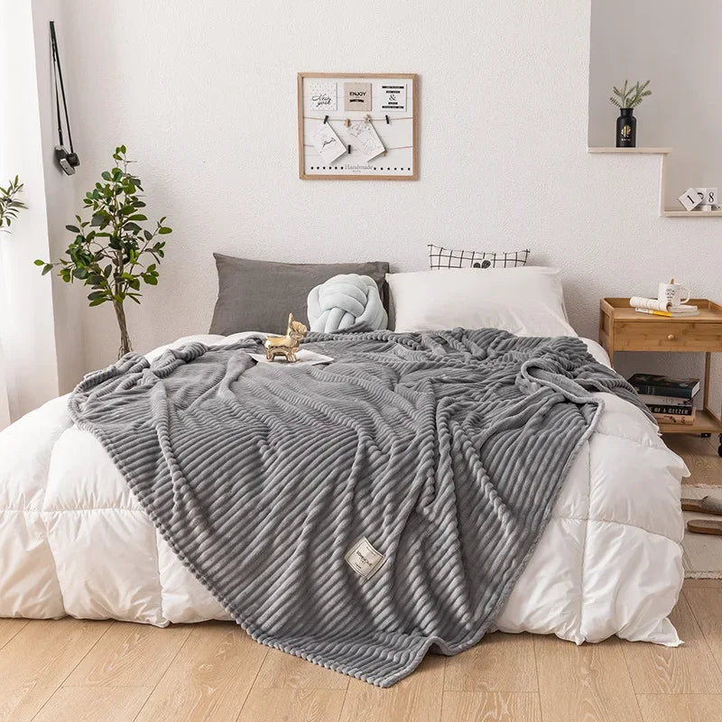 Thick Flannel Autumn Blanket