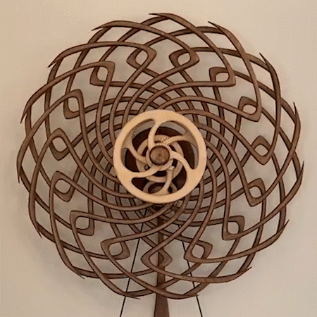 Handmade Wooden Kinetic Sculpture