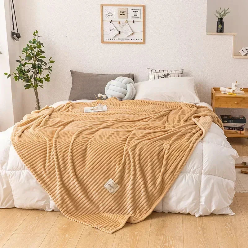 Thick Flannel Autumn Blanket