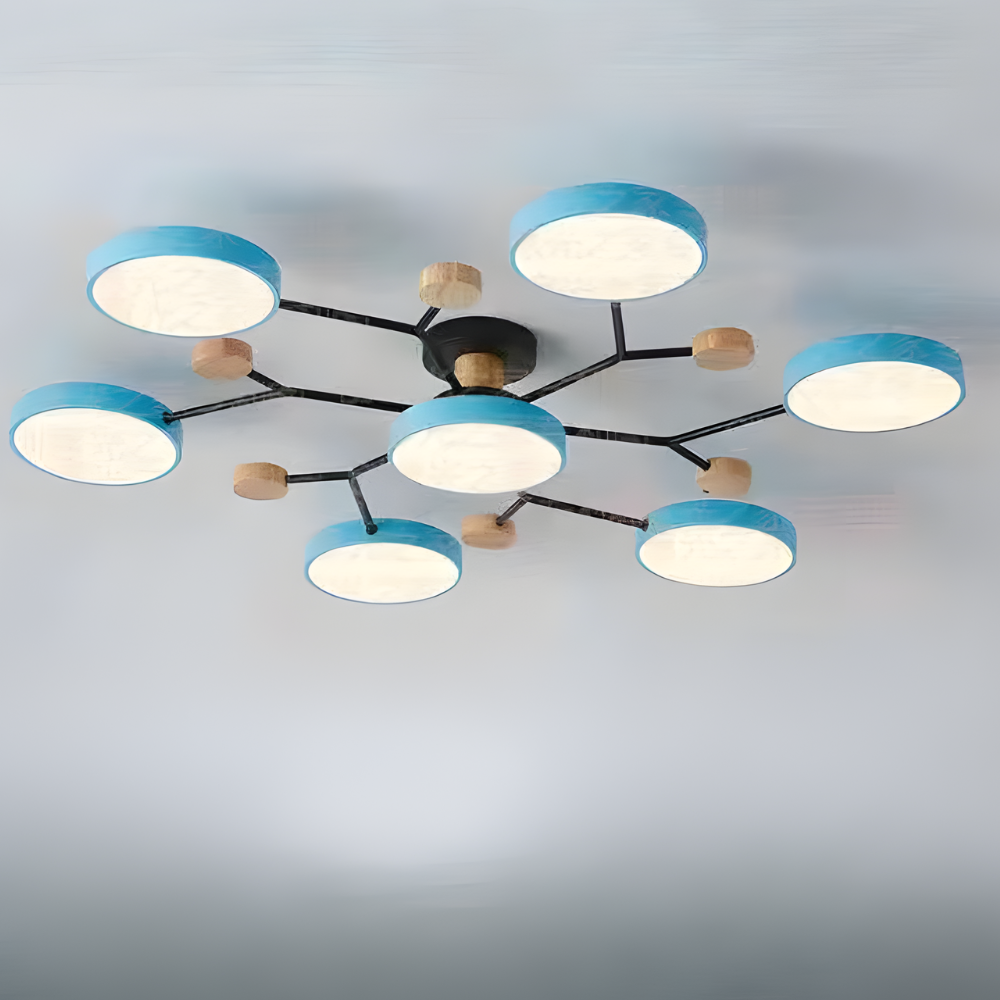 Ceiling Light Modern LED Flush Mount Chandelier Contemporary Home Lighting