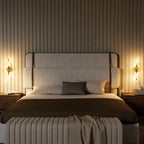 Modern LED Spiral Sconce Wall Light Set of 2 with Adjustable Colour Temperature