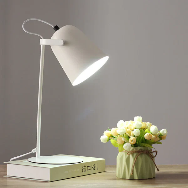 Nordic Macaron Iron Table Lamp Warm Ambient Lighting