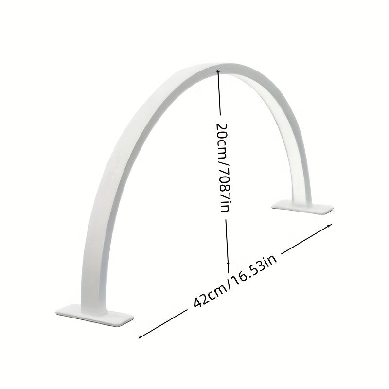 Crescent Moon LED Desk Lamp with Adjustable USB Lighting