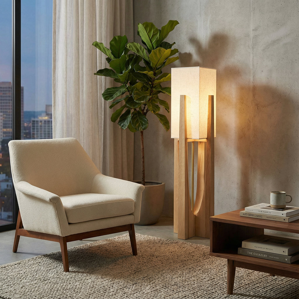 Japanese Wabi Sabi Floor Lamp