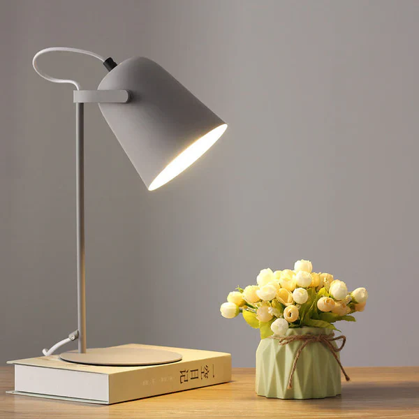 Nordic Macaron Iron Table Lamp Warm Ambient Lighting