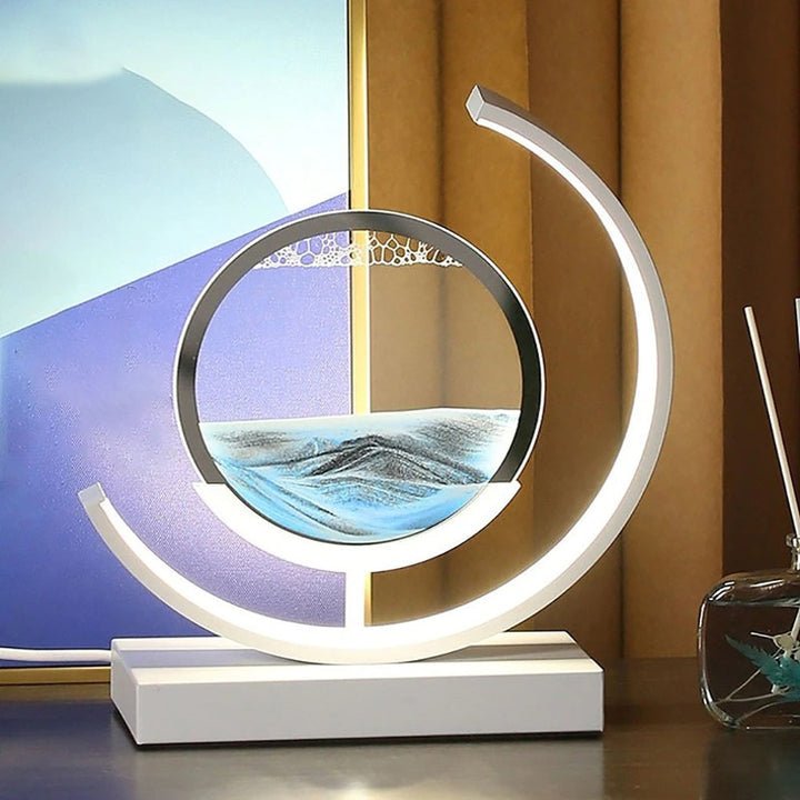 Sandlight Quicksand LED Table Lamp with 360° Rotation