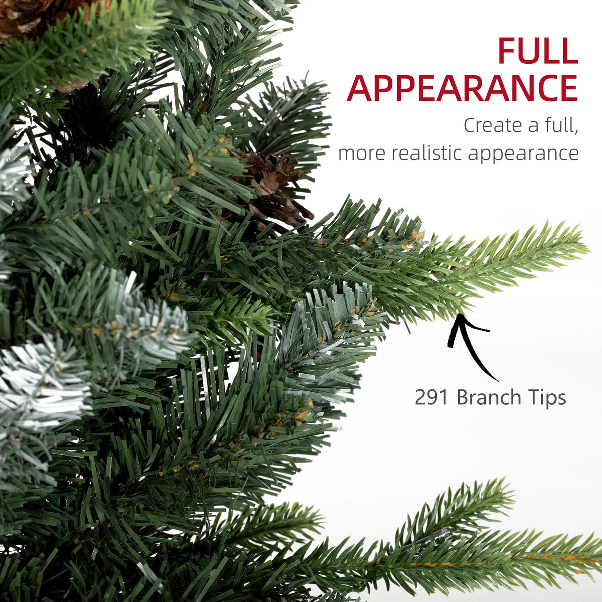 Set of 2 3ft Pre-Lit Tabletop Christmas Trees with LED Lights