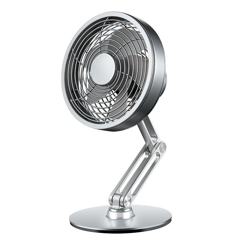 360-Degree Rotatable Foldable Metal Mini Desk Fan for Home Office Cooling