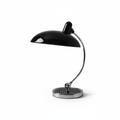 ScandiArc Table Lamp with Bauhaus-Inspired Curved Metal Design