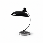 ScandiArc Table Lamp with Bauhaus-Inspired Curved Metal Design