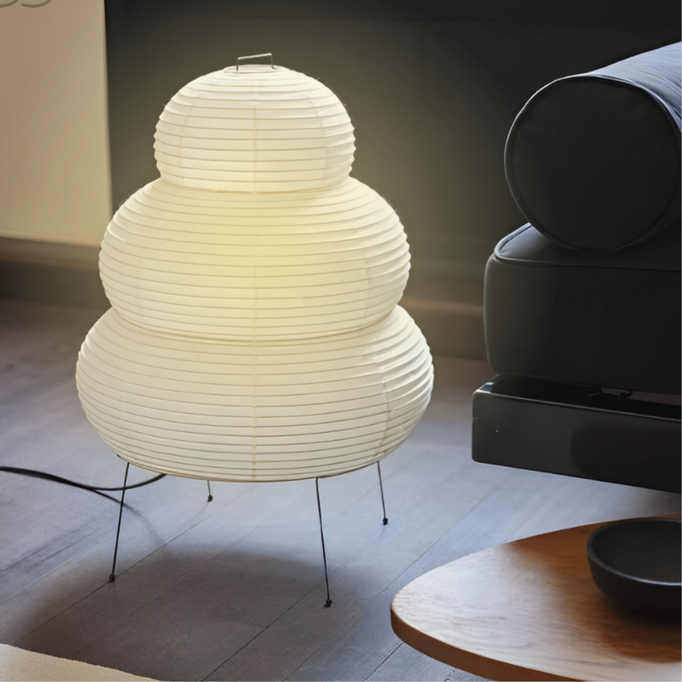 Zen Floor Lamp – Japanese Wabi-Sabi Style LED Lamp