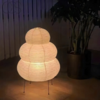 Zen Floor Lamp – Japanese Wabi-Sabi Style LED Lamp