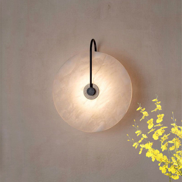 Alabaster Marble LED Wall Lamp Modern Interior Lighting