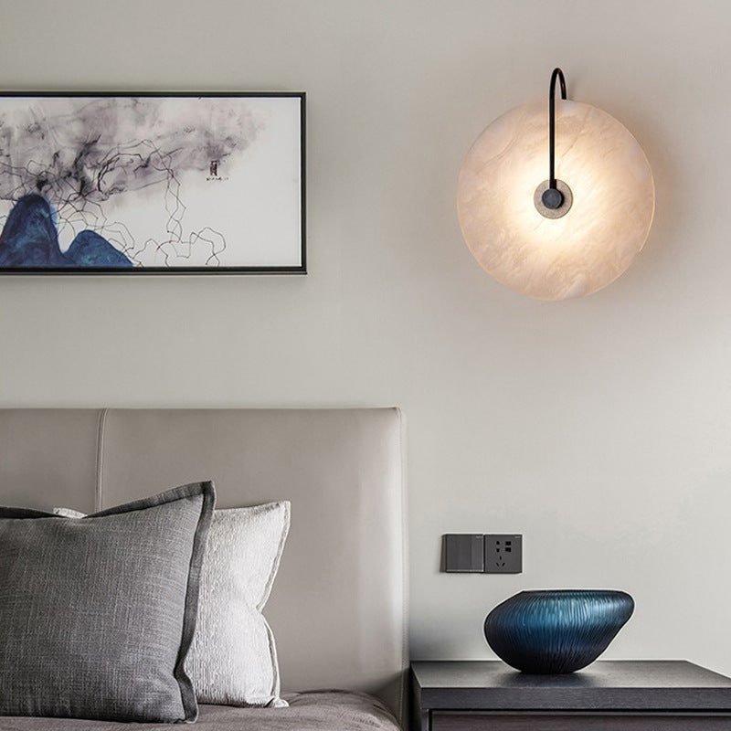 Alabaster Marble LED Wall Lamp Modern Interior Lighting
