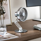 360-Degree Rotatable Foldable Metal Mini Desk Fan for Home Office Cooling
