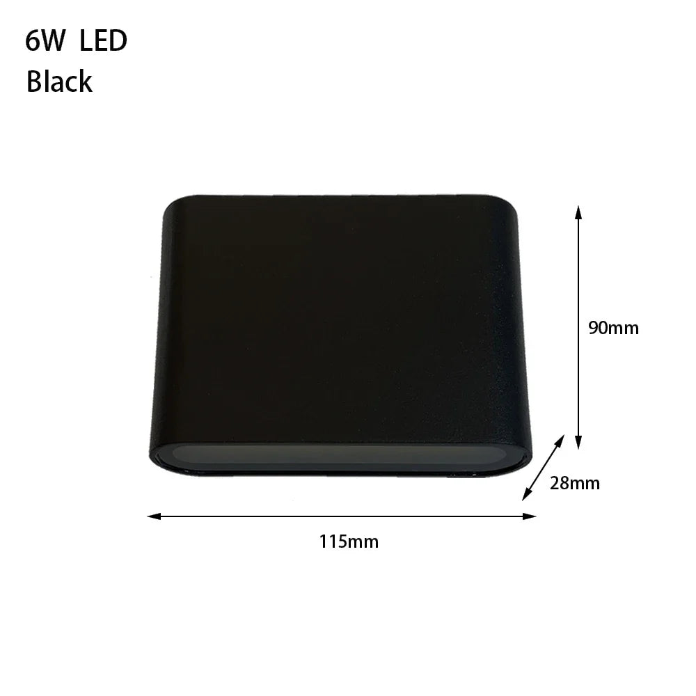 AeroBeam Waterproof Outdoor Wall Light in Durable Aluminium