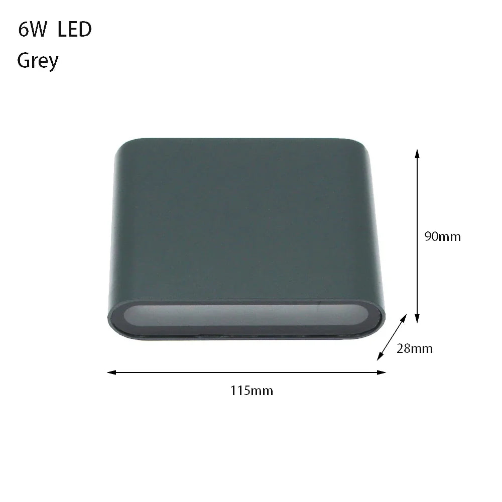AeroBeam Waterproof Outdoor Wall Light in Durable Aluminium