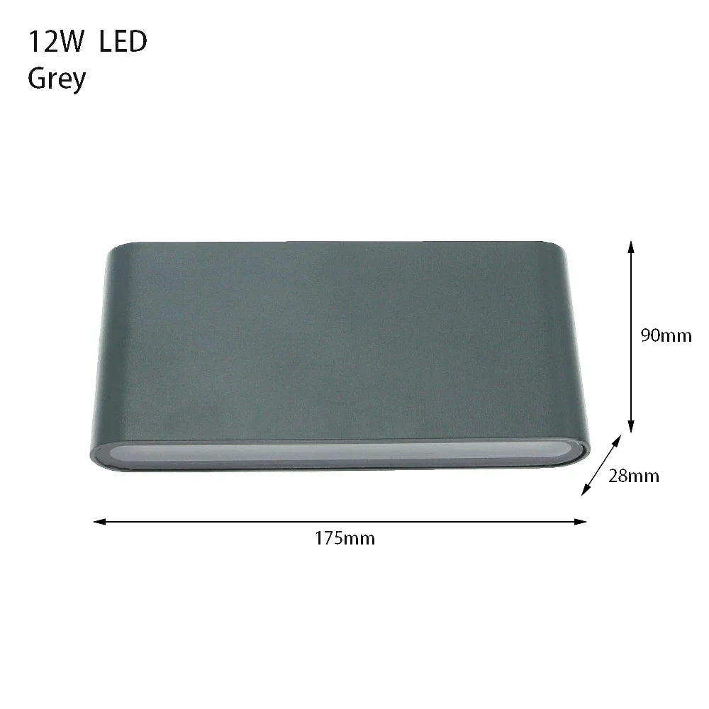 AeroBeam Waterproof Outdoor Wall Light in Durable Aluminium