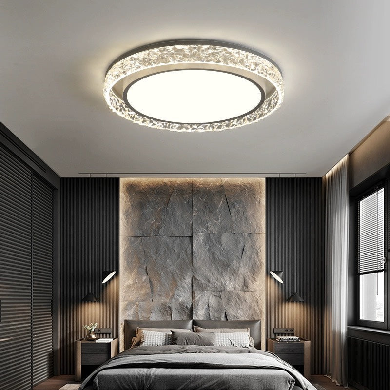 Crystal Halo LED Ceiling Light with Remote Dimming