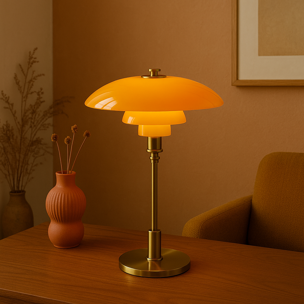 Danish Designer Table Lamp Warm Ambient Lighting