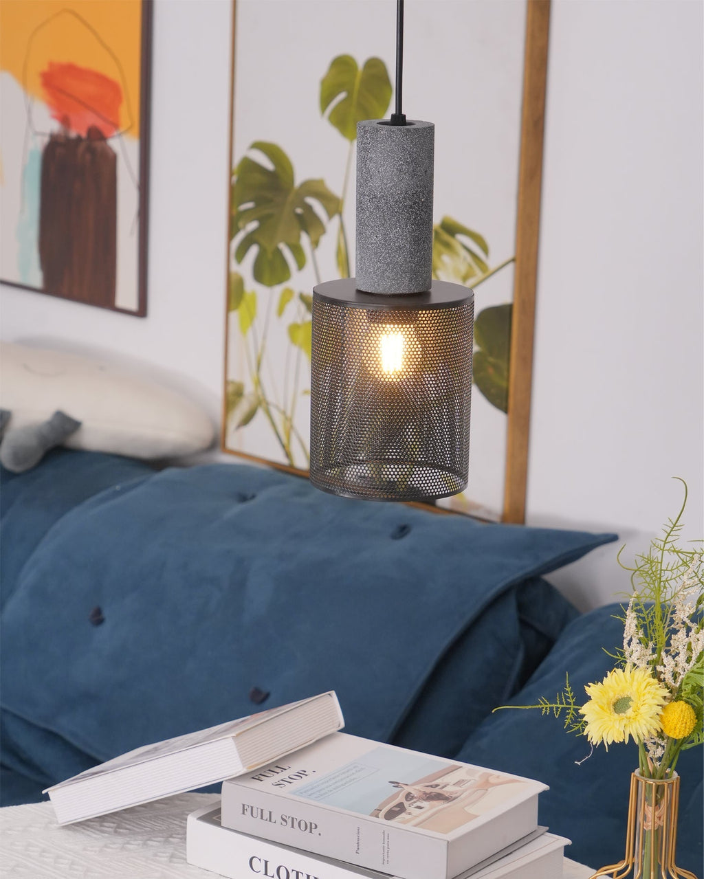 Urban Concrete Industrial Pendant Light
