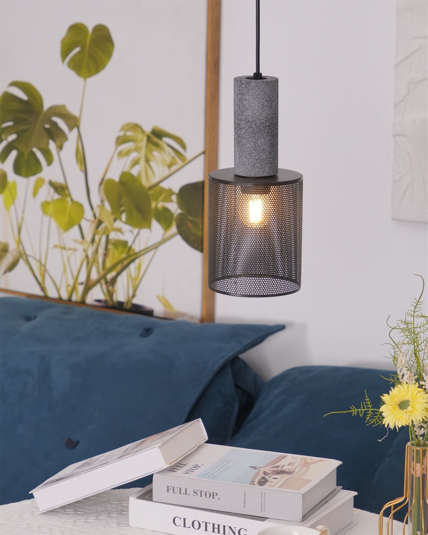 Urban Concrete Industrial Pendant Light