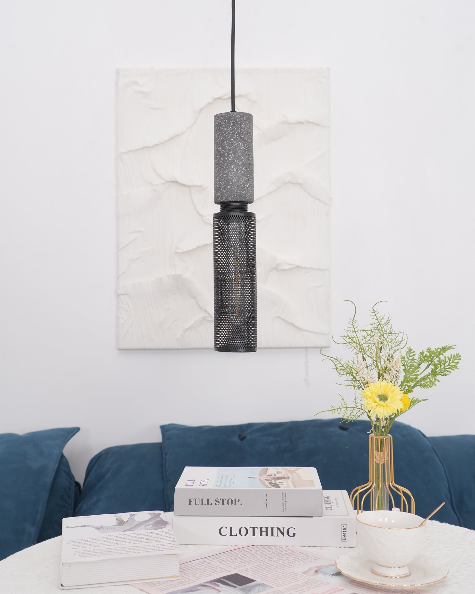 Urban Concrete Industrial Pendant Light