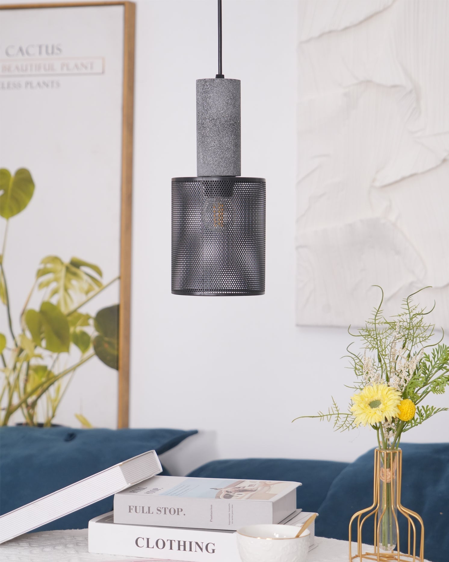 Urban Concrete Industrial Pendant Light