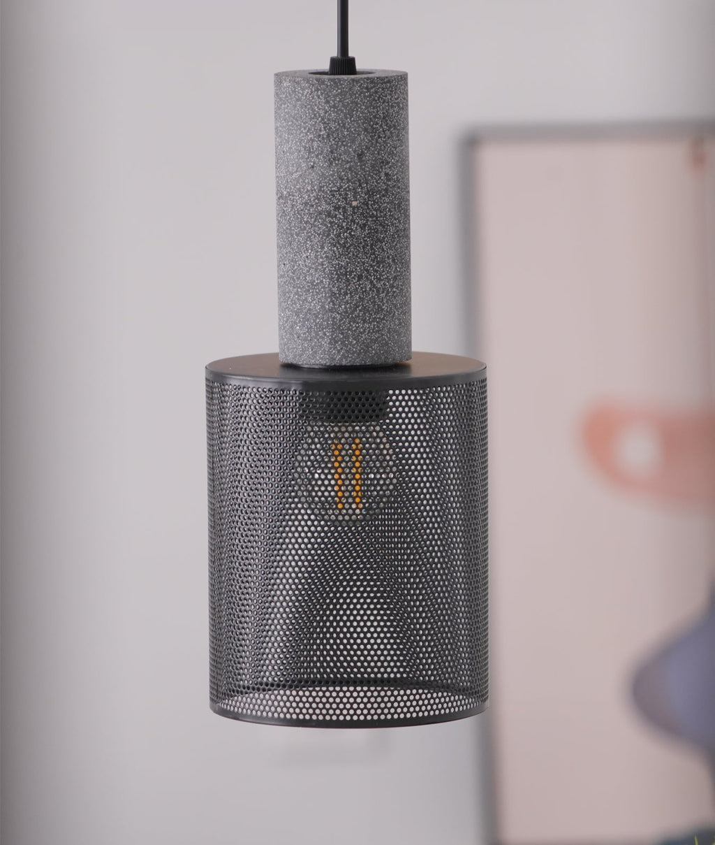 Urban Concrete Industrial Pendant Light