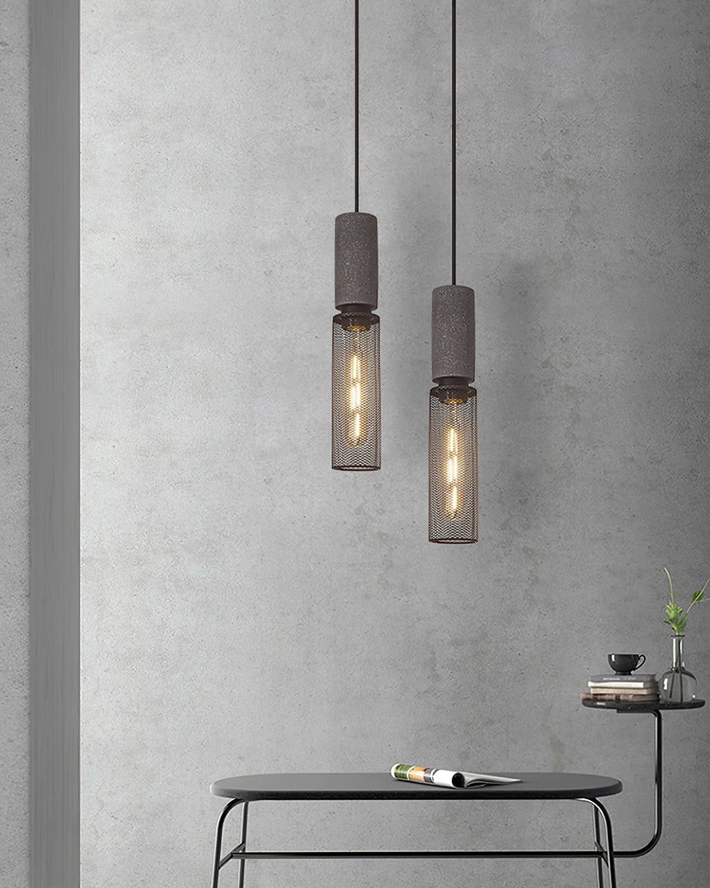 Urban Concrete Industrial Pendant Light