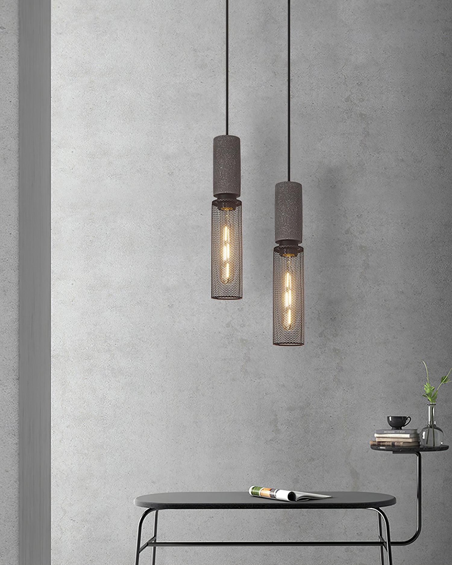 Urban Concrete Industrial Pendant Light