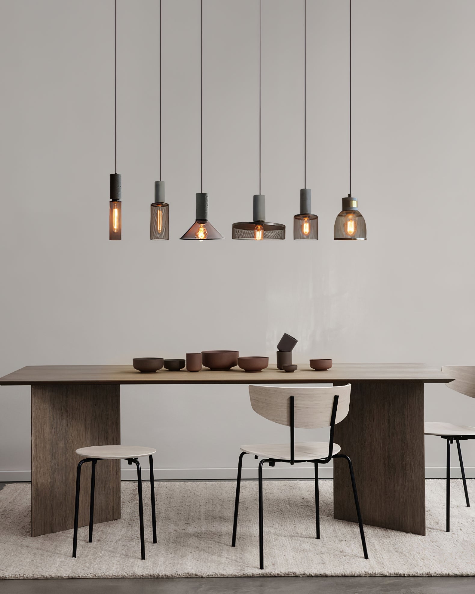 Urban Concrete Industrial Pendant Light