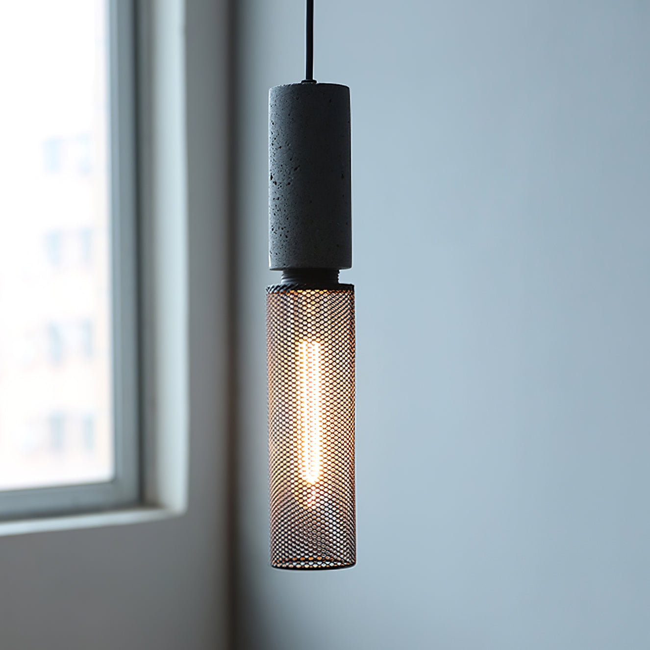 Urban Concrete Industrial Pendant Light