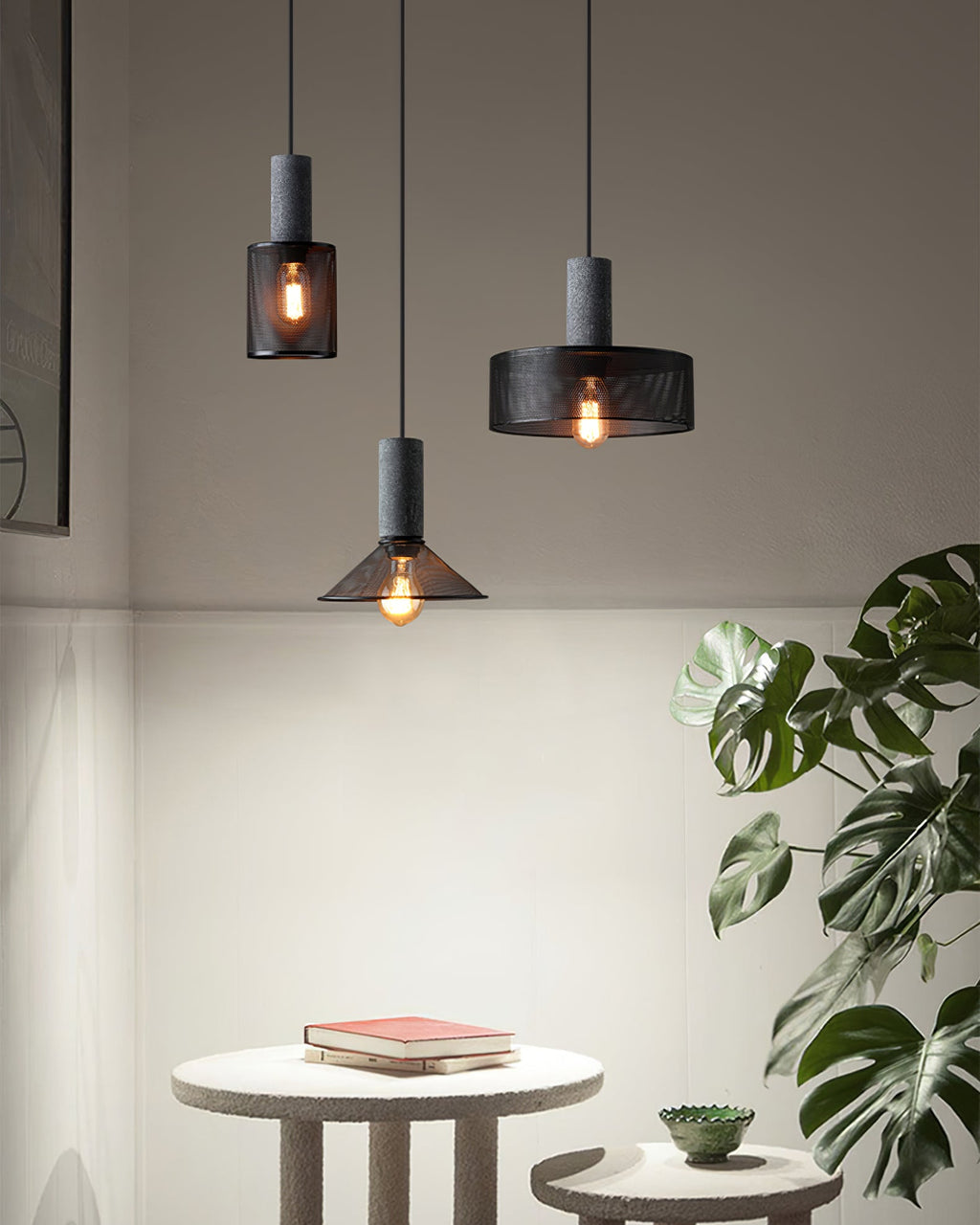 Urban Concrete Industrial Pendant Light