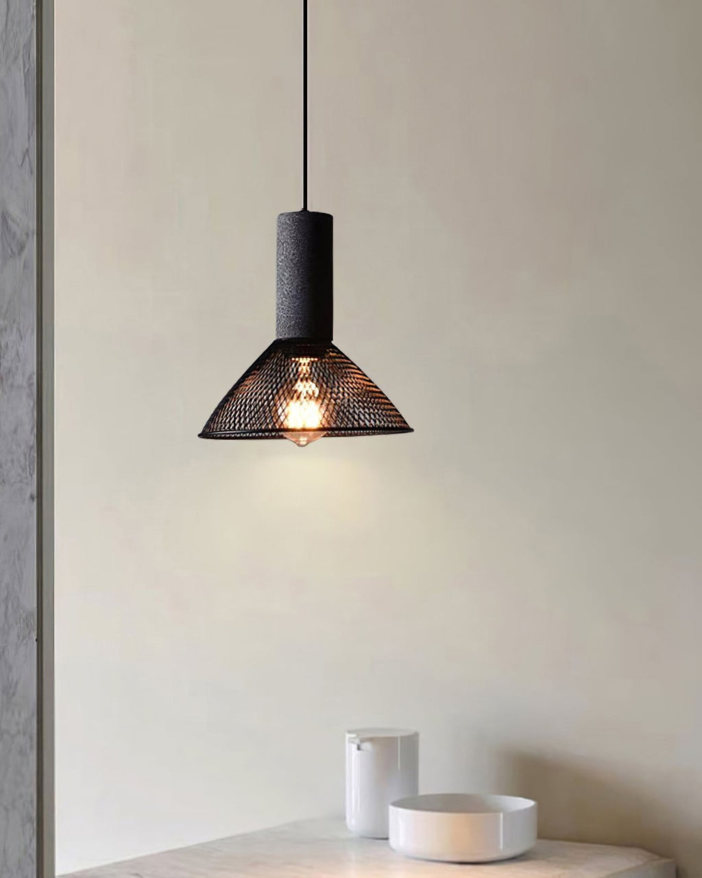 Urban Concrete Industrial Pendant Light