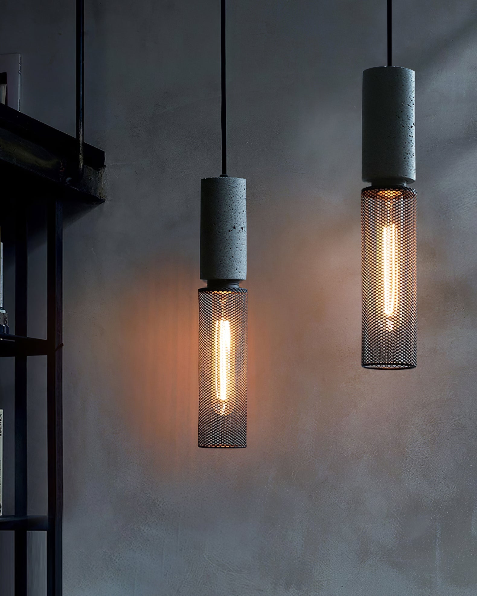 Urban Concrete Industrial Pendant Light
