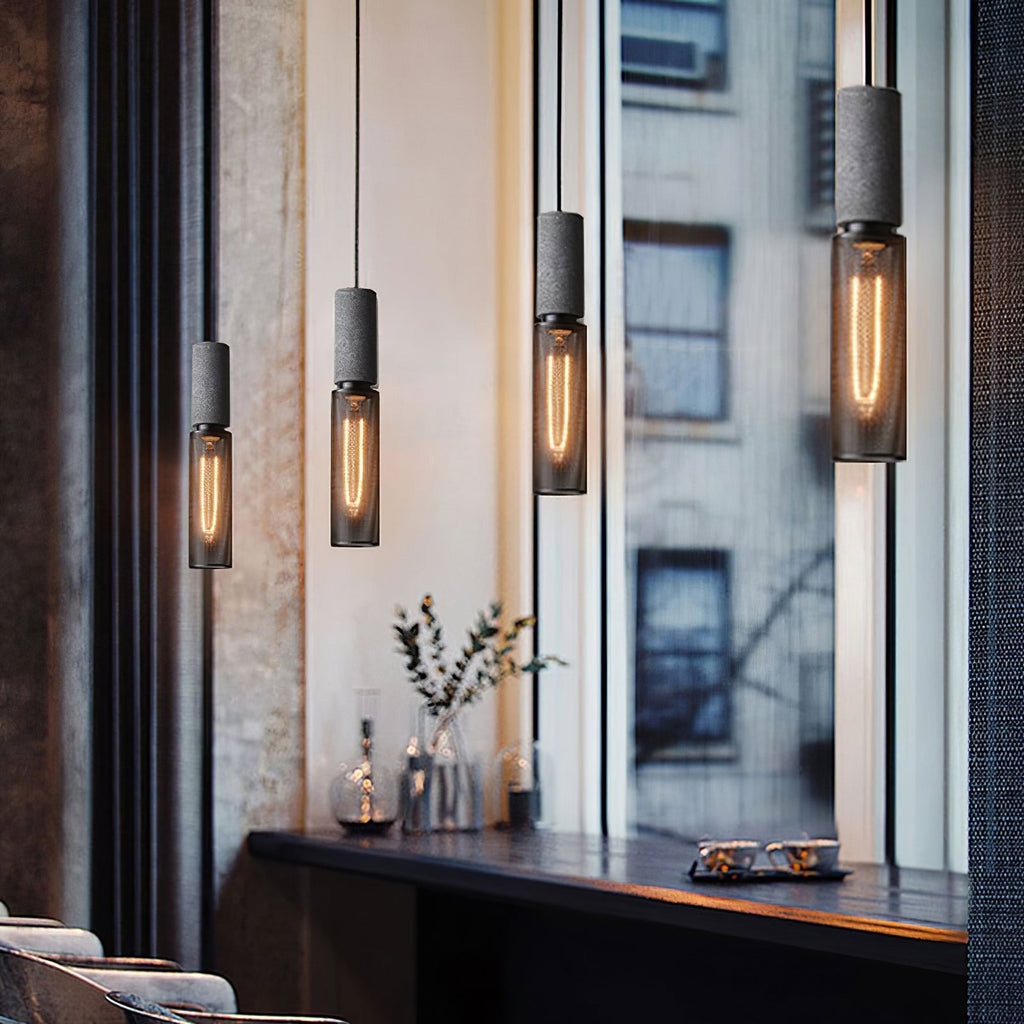Urban Concrete Industrial Pendant Light